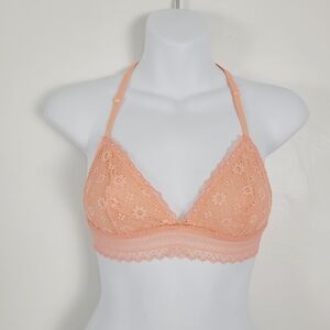 Victoria's Secret Peach‎ Lace T Back Bralette
